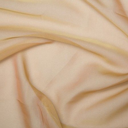 gold chiffon fabric