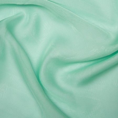 mint green chiffon fabric