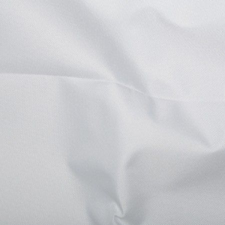 Water-Repellent Soft Polyester Fabric | White