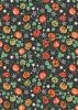 Castle Spooky Fabric | Spooky Pumpkins Black