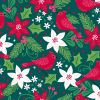 Holiday Wonder Fabric | Cardinal Green