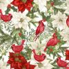 Christmas Holiday Fabric | Cardinal Elegance Birds