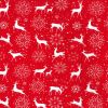 Christmas Fun Fabric | Reindeers Red