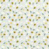 Cotton Print Fabric | Bee Garden Mint