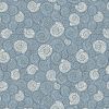 Dino Glow Lewis & Irene Fabric | Ammonite Blue Glow