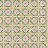 Majolica Lewis & Irene Fabric | Multi Tile Dark Cream