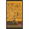 Metallic Robert Kaufman Fabric | Gustav Klimt - Abstract Tree Panel