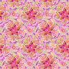 Bahia Lewis & Irene Fabric | Axe Floral Pink & Green