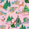 Bluebellgrey - Fa La La Lewis & Irene Fabric | Deer Santa Candy