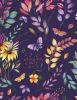 Botanical Magic Fabric | Large All Over Purple