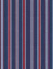 At The Helm Fabric | Multi Stripe Dark Blue