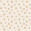 Wintertide Fabric | Pears Cream - Gold Metallic