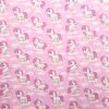 Cotton Print Fabric | Unicorn Clouds Pink