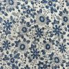 Japanese Junmai Textured Fabric | Floral Cream