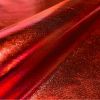 Stretch Metallic Lame Fabric | Red