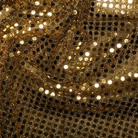 Skyfall Sequins Wholesale Fabric in Black and Gold