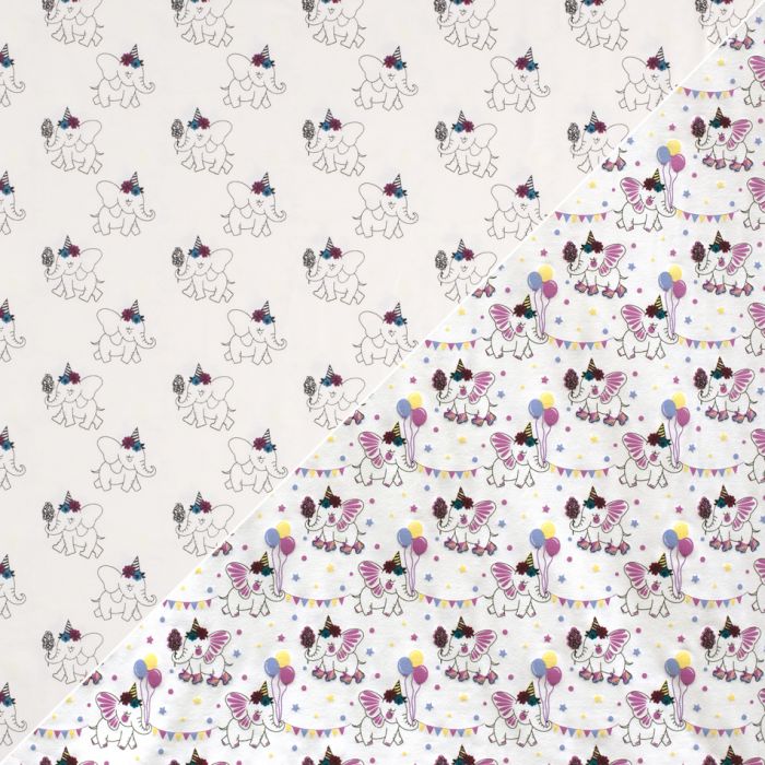 elephant jersey fabric