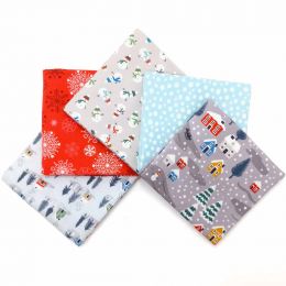 Snow Day Flannel Lewis & Irene | Fat Quarter Pack 3