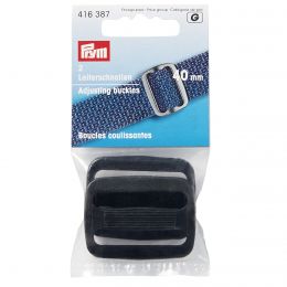 Adjusting Buckle, 40mm Black | Prym