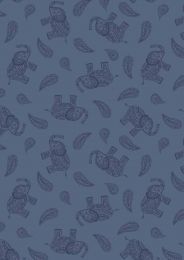 Soraya Fabric | Paisley Elephant Blue