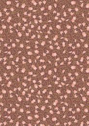 Hannah's Flowers Fabric | Ditzy Floral Chocolate