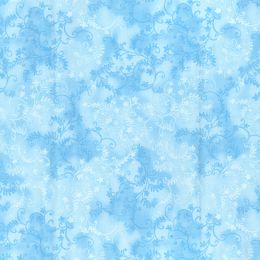 Mystic Vine Blender Fabric | Powder Blue