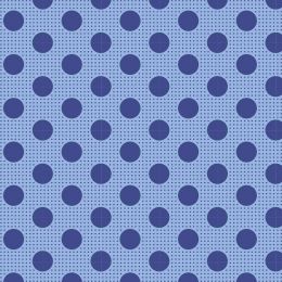 Tilda Medium Dots Classic Fabric | Denim Blue