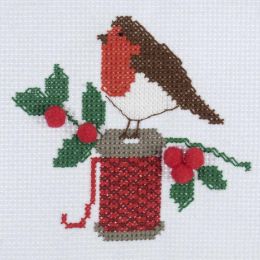 Fun Counted Cross Stitch Kit | Robin