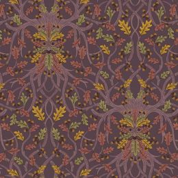 Celtic Faeries Lewis & Irene Fabric | Tree Man Earth Gold Metallic