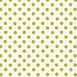 The Kitchen Garden Lewis & Irene Fabric | Polka Dot Cabbage Cream