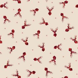 Small Things Celtic Inspired Lewis & Irene Fabric | Stag Cream