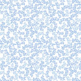 Chalki Lewis & Irene Fabric | Olive Branch Soft Blue