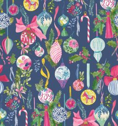 Bluebellgrey - Fa La La Lewis & Irene Fabric | Fa La La Midnight