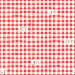 Bluebellgrey - Fa La La Lewis & Irene Fabric | Joy To The World Berry Red