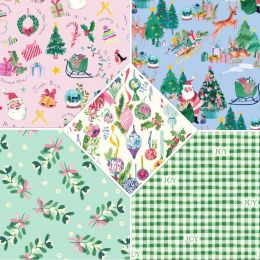 Bluebellgrey - Fa La La Lewis & Irene Fabric | Fat Quarter Pack 2