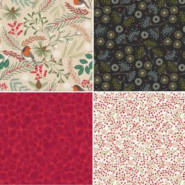 New Forest Winter Flannel Lewis & Irene | Fat Quarter Pack 1