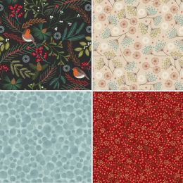 New Forest Winter Flannel Lewis & Irene | Fat Quarter Pack 3