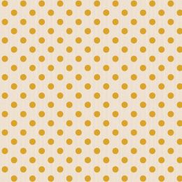 Creating Memories Woven Tilda Fabric | Polkadot Yellow