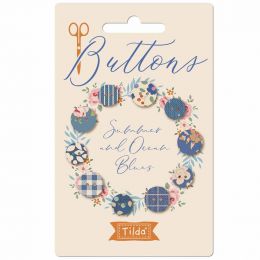 Tilda Creating Memories | Summer Buttons 5 pcs (10 mm) & 5 pcs (12mm)