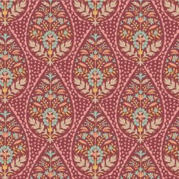 Tilda Sanctuary Fabric | Adina Maroon