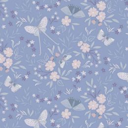 Cassandra Connolly Evenfall Fabric | Evenfall Periwinkle