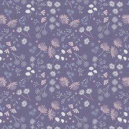 Cassandra Connolly Evenfall Fabric | Night Garden Deep Purple