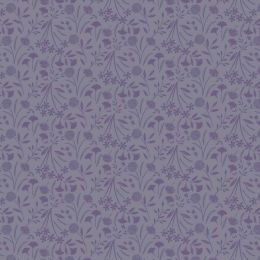 Cassandra Connolly Evenfall Fabric | Floral Dusk Dusky Purple