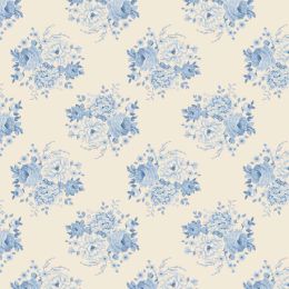 Sunday Brunch Fabric | Mia Blue