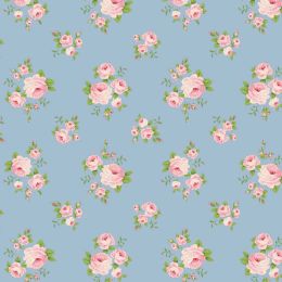 Sunday Brunch Fabric | Mille Sky