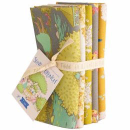 Sunday Brunch Fabric | Fat Quarter Bundle Grey/Yellow