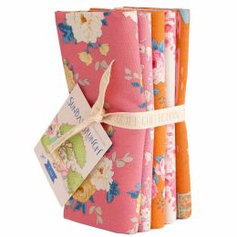 Sunday Brunch Fabric | Fat Quarter Bundle Pink/Ginger