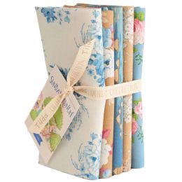 Sunday Brunch Fabric | Fat Quarter Bundle Blue/Sand