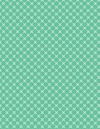 Windsong Meadow Fabric | Diagonal Flowers Teal