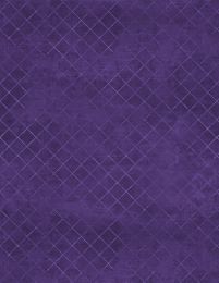 Trellis Extra Wide Fabric | Purple